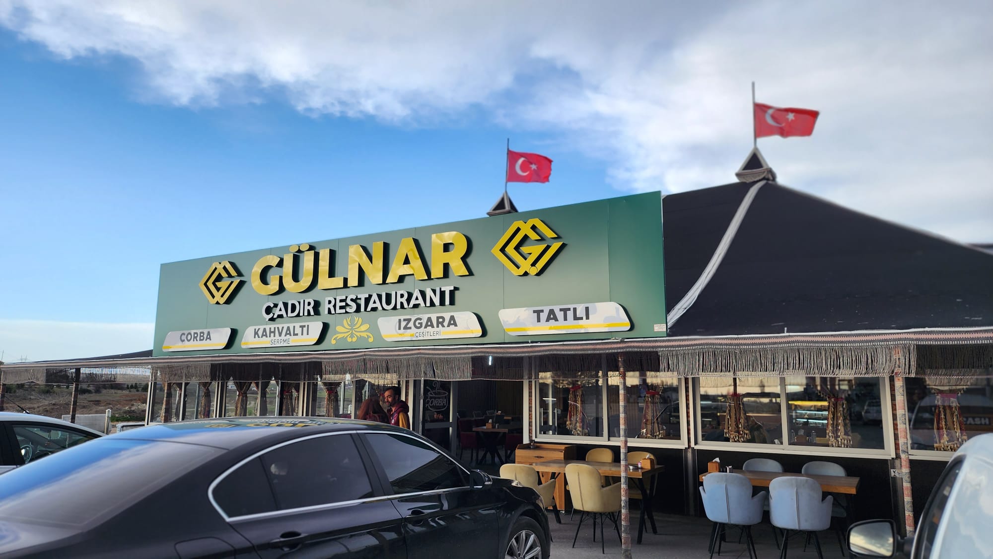 Gülnar Tesisleri Çadır Restaurant Faaliyete başlamıştır